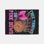 Freie Threads oder rosa Bogen Schwangerschaft rosa Fleecedecke (Vorderseite (Horizontal))
