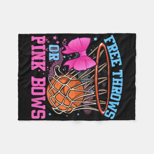 Freie Threads oder rosa Bogen Schwangerschaft rosa Fleecedecke (Vorderseite (Horizontal))