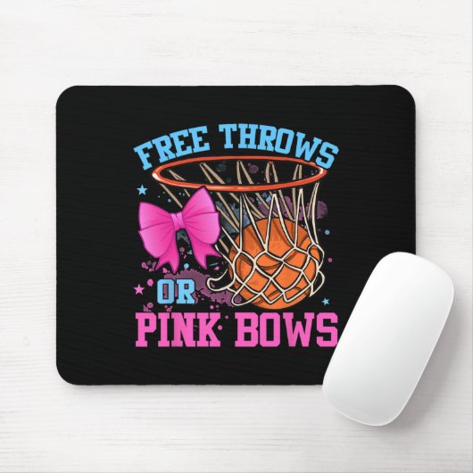 Freie Threads oder rosa Bogen Schwangerschaft rosa Mousepad (Mit Mouse)