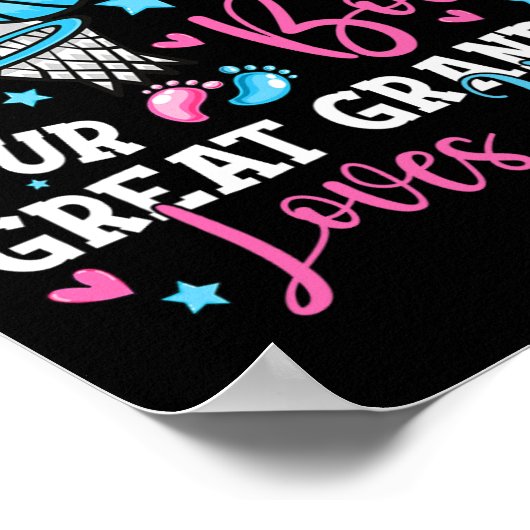 Freie Threads oder rosa Bows Große Oma-Lieben Sie  Poster (Ecke)