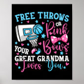 Freie Threads oder rosa Bows Große Oma-Lieben Sie  Poster (Vorne)