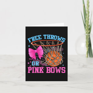 Freie Threads oder rosa Bows Schwangerschaft rosa Karte