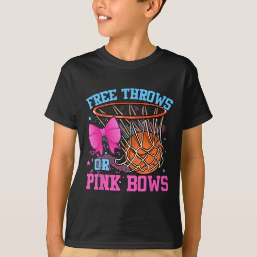 Freie Threads oder rosa Bows Schwangerschaft rosa T-Shirt (Vorderseite)