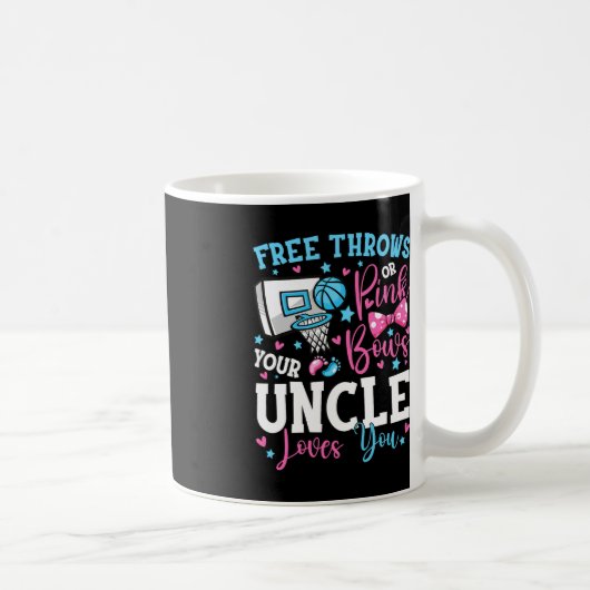 Freie Throws oder rosa Bows Onkel-Lieben, die Sie Kaffeetasse (Rechts)