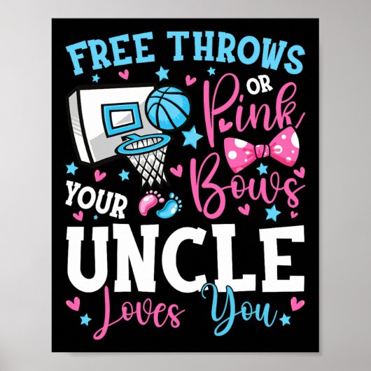 Freie Throws oder rosa Bows Onkel-Lieben, die Sie  Poster (Vorne)