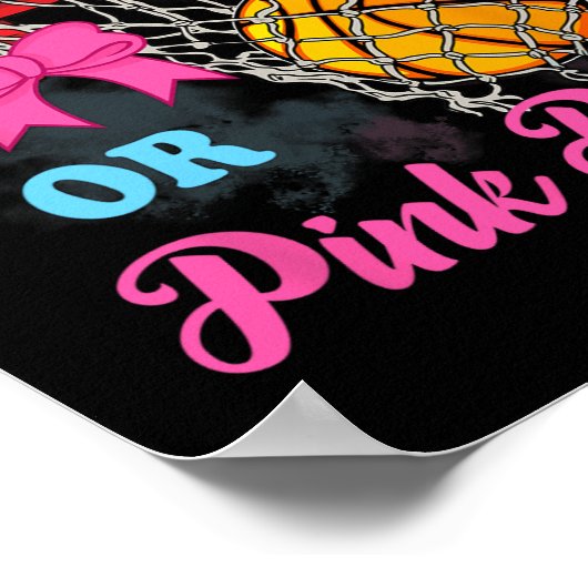 Freie Throws oder rosa Bows Schwangerschaft Pink B Poster (Ecke)