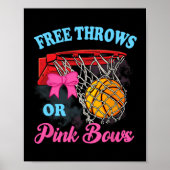 Freie Throws oder rosa Bows Schwangerschaft Pink B Poster (Vorne)