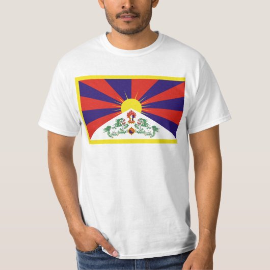 Freie Tibet-Flagge T-Shirt (Vorderseite)