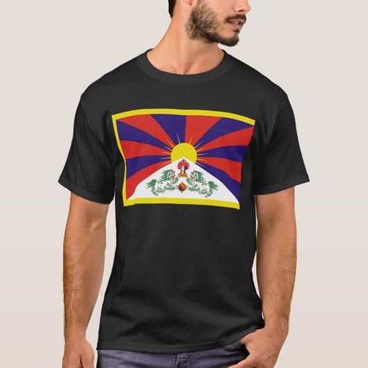 Freie Tibet-Flagge T-Shirt (Vorderseite)