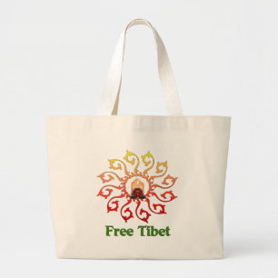 Freie Tibet-Kerze Jumbo Stoffbeutel