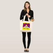 FREIE TIBET-Klassiker-Tasche Jumbo Stoffbeutel (Vorderseite (Model))