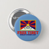 Freie Tibet-Parodie Button (Vorne & Hinten)