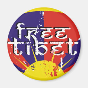 FREIE TIBET-T - SHIRTS U. -GANG MAGNET