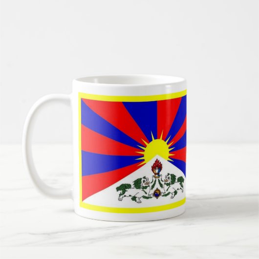 FREIE TIBET-Tasse Kaffeetasse (Links)