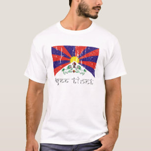 Freie Tibetkleidung und -kleid T-Shirt