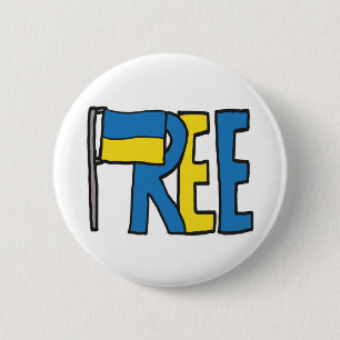 Freie Ukraine Button