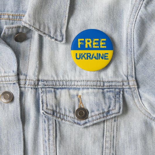 Freie Ukraine Button (Beispiel)
