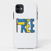 Freie Ukraine Case-Mate iPhone Hülle (Rückseite)