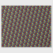 Freie Ukraine Geschenkpapier (Flach)