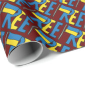 Freie Ukraine Geschenkpapier (Rolleneckpunkt)