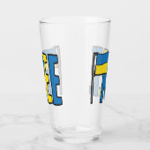 Freie Ukraine Glas (Links)