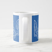 Freie Ukraine Jumbo-Tasse (Rückseite)