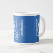 Freie Ukraine Jumbo-Tasse (Vorderseite Rechts)