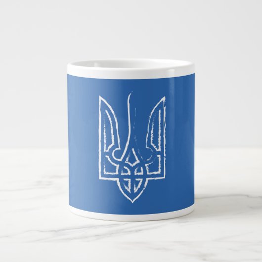 Freie Ukraine Jumbo-Tasse (Vorderseite)