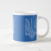 Freie Ukraine Jumbo-Tasse (Rechts)