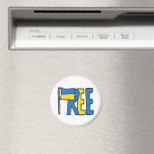 Freie Ukraine Magnet (In Situ (Geschirrspüler))