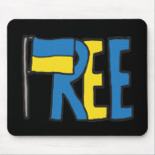 Freie Ukraine Mousepad (Vorne)