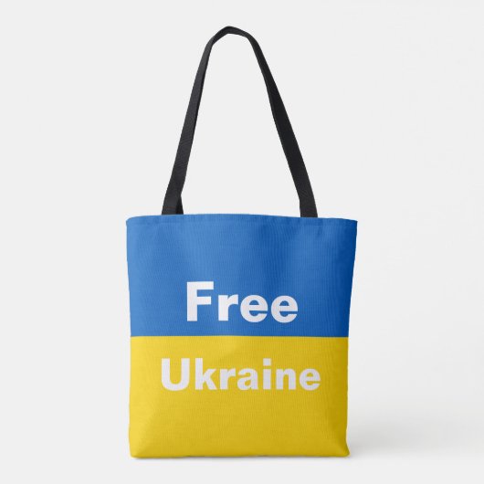 Freie Ukraine Tasche (Rückseite)