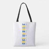 Freie Ukraine Tasche (Rückseite)