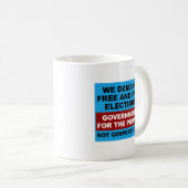 Freie und faire Wahlen Kaffeetasse (VorderseiteRechts)