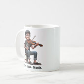 Freie und gesinnte Senioren Kaffeetasse (Vorderseite Links)