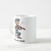 Freie und gesinnte Senioren Kaffeetasse (Vorderseite Links)