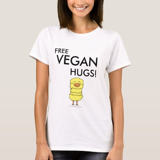 Freie VEGANE Umarmungen! T-Shirt (Vorderseite)