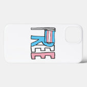 Freie Verkehrsrechte-Flagge Case-Mate iPhone Hülle (Rückseite (Horizontal))