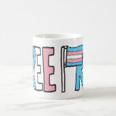 Freie Verkehrsrechte-Flagge Kaffeetasse (Mittel)