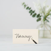 Freie Visitenkarte (Stehend Vorderseite)