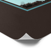 Freie Vögel am Himmel Poster (Ecke)