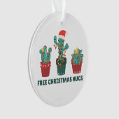 Freie Weihnachtshäuser Funny Cactus Pflanze Orname Ornament (Vorderseite)