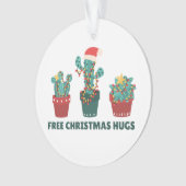 Freie Weihnachtshäuser Funny Cactus Pflanze Orname Ornament (Vorderseite)
