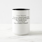 Freie Wendy Tasse (Zentrum)
