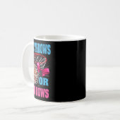 Freie Zeilen oder rosa Bögen Geschlecht zeigen bys Kaffeetasse (Vorderseite Links)