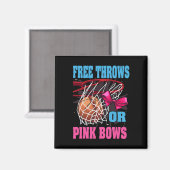 Freie Zeilen oder rosa Bögen Geschlecht zeigen bys Magnet (Vorderseite/Rückseite)