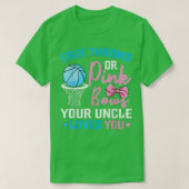 Freie Zeilen oder rosa Bögen Onkel Lieben, die Sie T-Shirt (Design vorne)