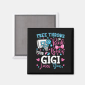 Freie Zeilen oder rosa Bows Gigi Lieben Sie Niedli Magnet (Vorderseite/Rückseite)