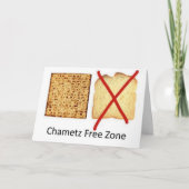 Freie Zone Pessach Chametz Karte (Vorderseite)