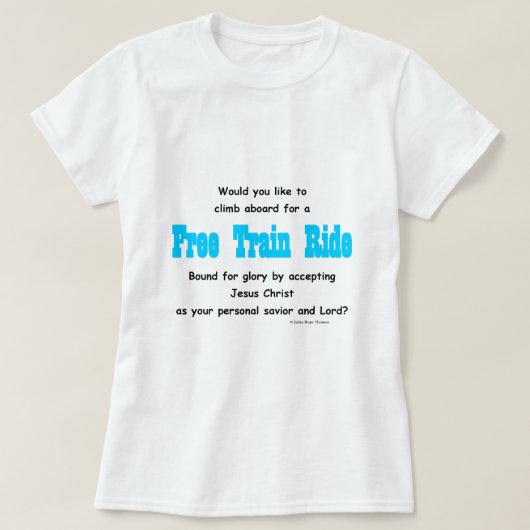 freie Zugfahrt T-Shirt (Design vorne)